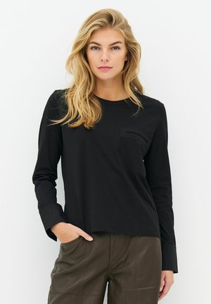 NÜ Denmark, ABIHA - Maglietta a manica lunga - black