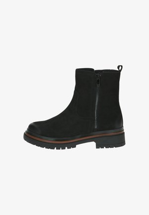 Caprice ELEGANTE-WEITE MIT CLIMOTION - Kotníkové boty na platformě - black nubuc