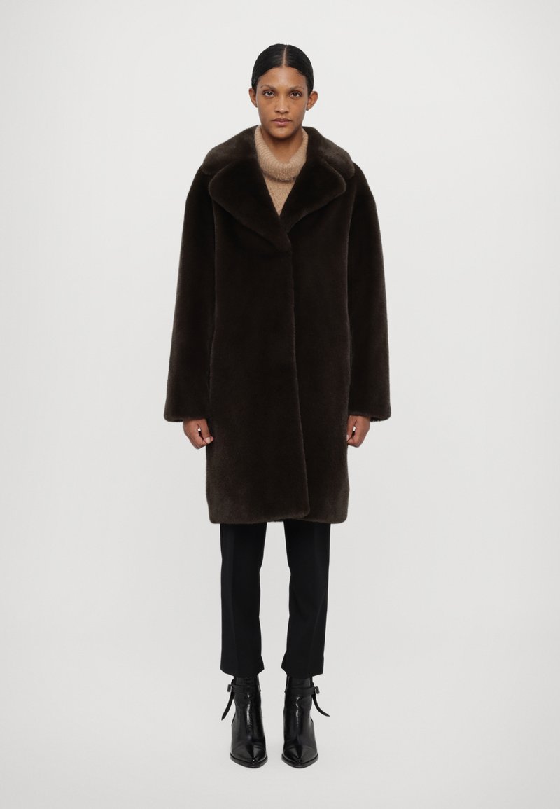 STAND STUDIO CAMILLE COCOON COAT - Vinterkåpe / -frakk - ash brown