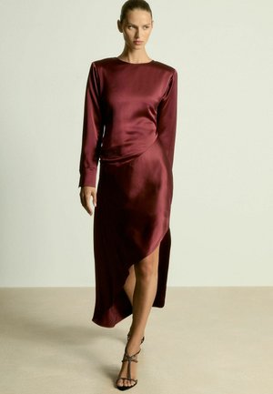 REGULAR FIT - VALLI - Dnevna obleka - burgundy