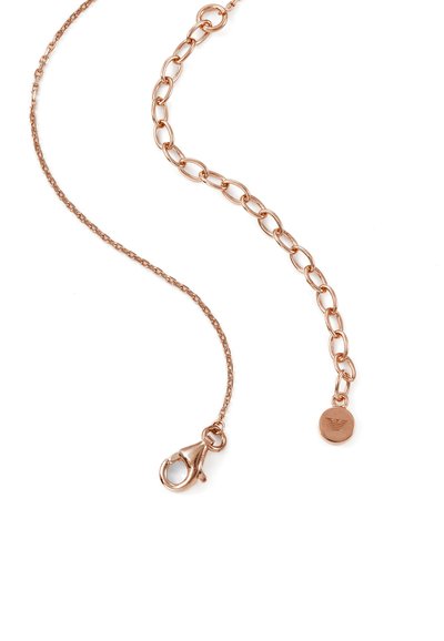 Emporio Armani LOGO ESSENTIALS - Halskæder - rose gold-coloured