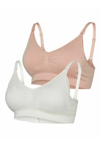 MAMALICIOUS STILL-MLILJA 2ER-PACK - Soutien-gorge invisible - snow white