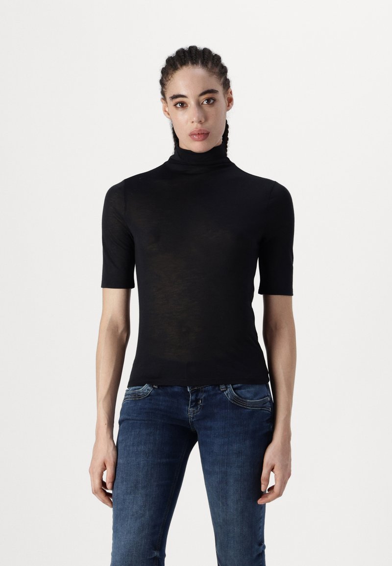 Abercrombie & Fitch Osnovna majica kratkih rukava - black beauty