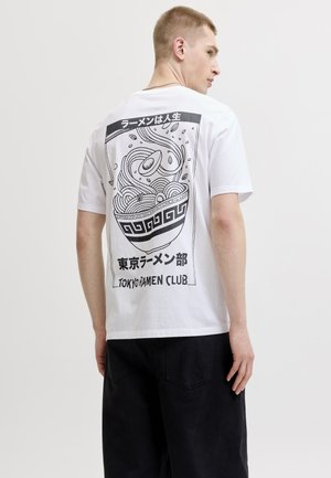 Jack & Jones, OSAKA TEE 3 PACK - Tričko s potlačou - black/bright white