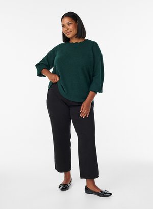 Zizzi, Striktrøje - scarab black mel