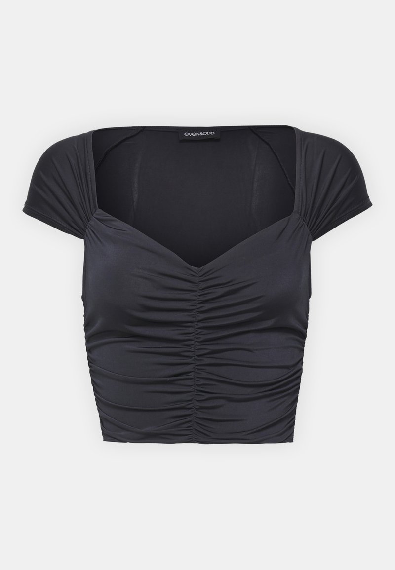 Even&Odd T-shirt basic zwart