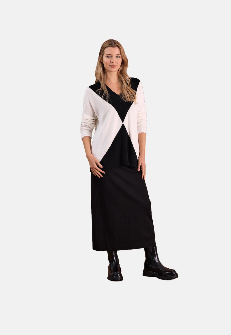 Blue Seven Maxi sukně - schwarz