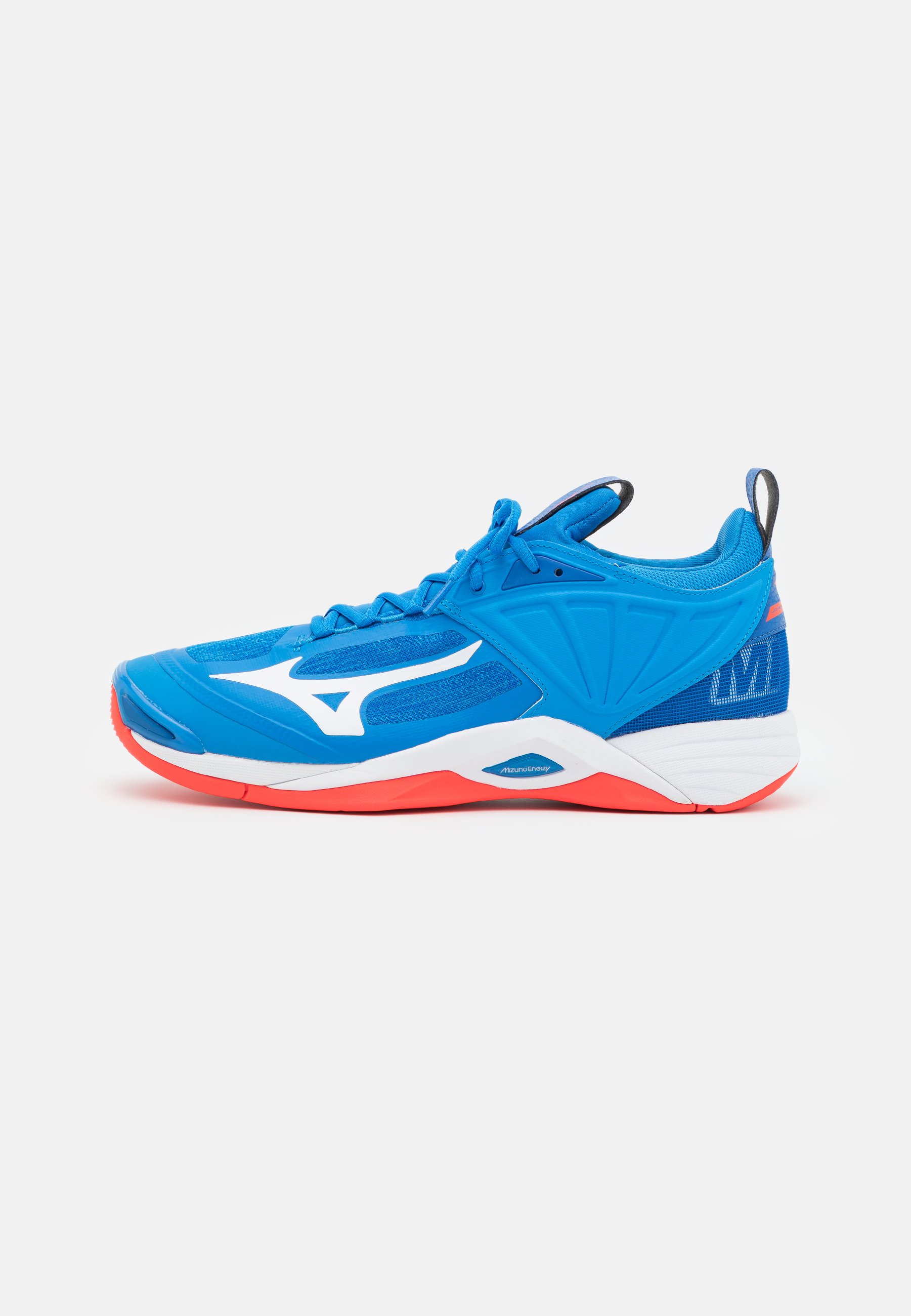 mizuno red white and blue volleyball shoes