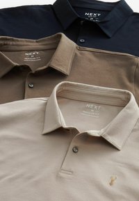 Next THREE PACK - Polo majica - black neutrals
