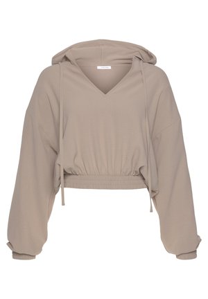 Sweat à capuche - beige