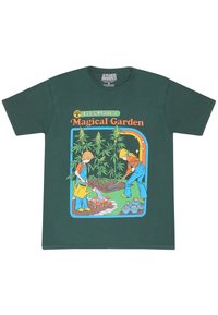 Henry Tiger STEVEN RHODES LET'S PLANT A MAGICAL GARDEN - T-shirt med print - bottle green