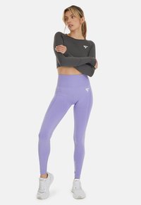 SQUATPROOF ROW SEAMLESS HIGH WAISTED SPORT  - Leggings - light purple