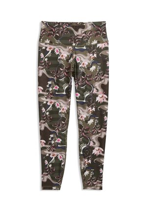 W LEAGUE - HW 7/8 - AOP - Leggings - loden green