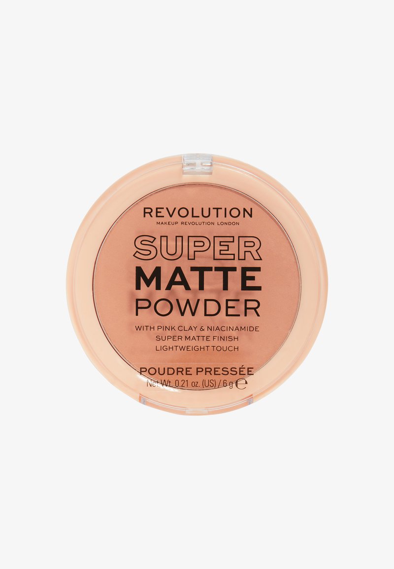 Damen Teint | Makeup Revolution REVOLUTION SUPER MATTE PRESSED POWDER Puder warm beige/nude - YR55609 Damen Teint | Makeup Revolution REVOLUTION SUPER MATTE PRESSED POWDER Puder warm beige/nude - YR55609