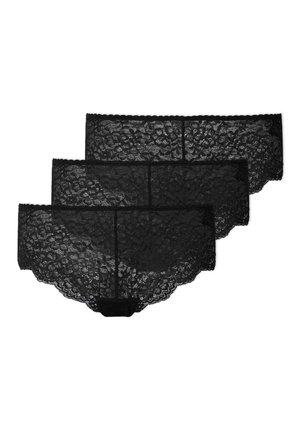 SNOCKS 3 PACK FULL LACE - Panties - schwarz