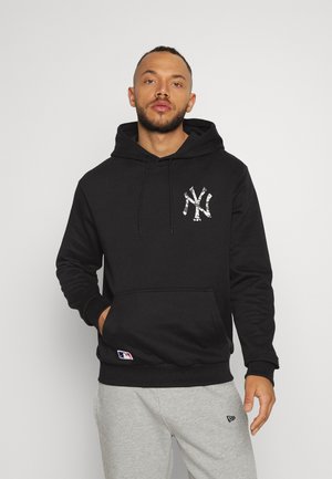 New Era SEASONAL INFILL HOODY NEW YORK YANKEES - Jersey con capucha - black