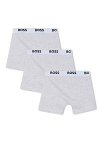 BOSS Kidswear 3 PACK - Hlačke - chine grey