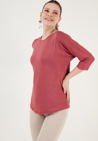 LELA CREW NECK  - Top dugih rukava - rose