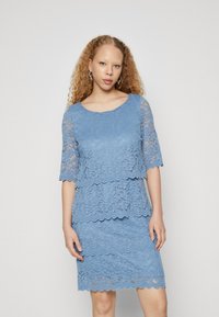 VILA - VIBETINA 2/4 SHORT DRESS - Koktélruha / Partiruha - coronet blue Miniatűr kép 1