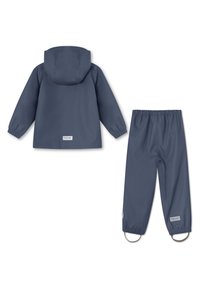 MINI A TURE MATREINAR RAIN SET UNISEX - Vodotesná bunda - blue