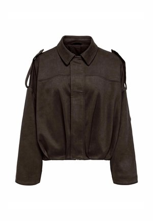ONLY, BLOUSONJACKE ONLMOON-STINA BLOUSONJACKE - Giacca in similpelle - chocolate torte