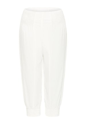 PULZ JILL WIDE CAPRI - Shorts - blanc de blanc