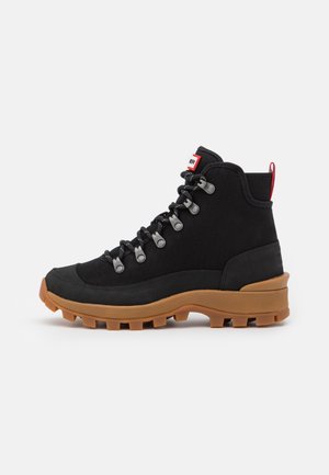 Bottines à lacets - black