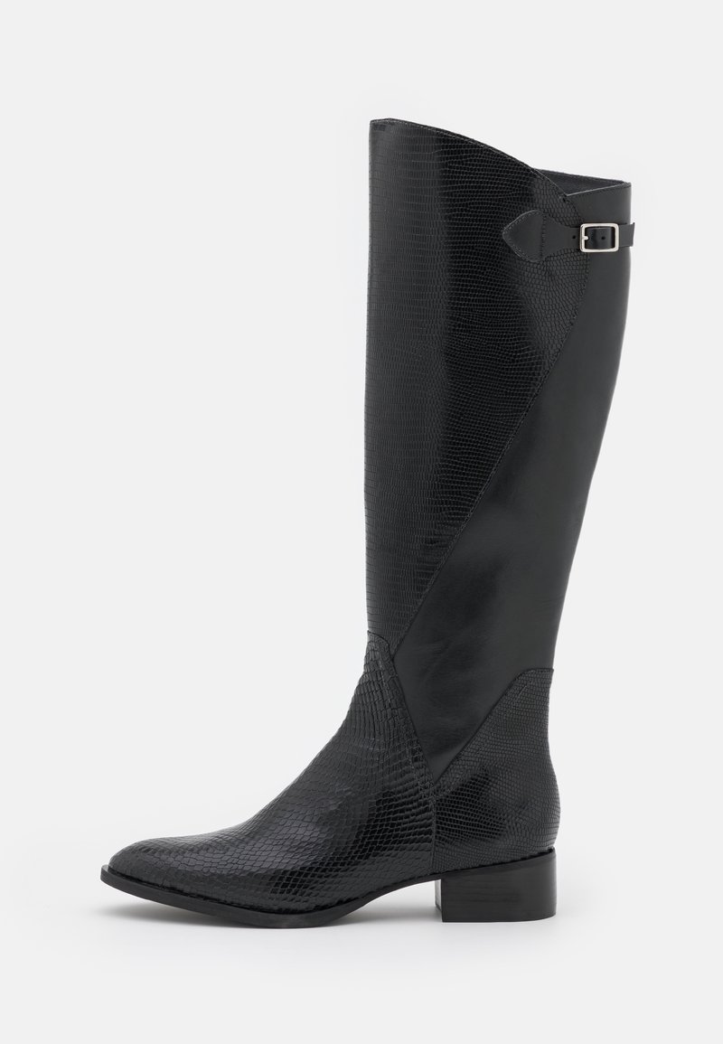 EXÉ - Botte en faux cuir retourné avec fermeture éclair ornementale - K1146D L5836-NERO EXÉ - Botte en faux cuir retourné avec fermeture éclair ornementale - K1146D L5836-NERO