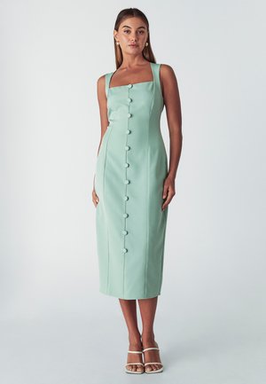 JESSIKA MIDI  - Šaty do práce - sage green