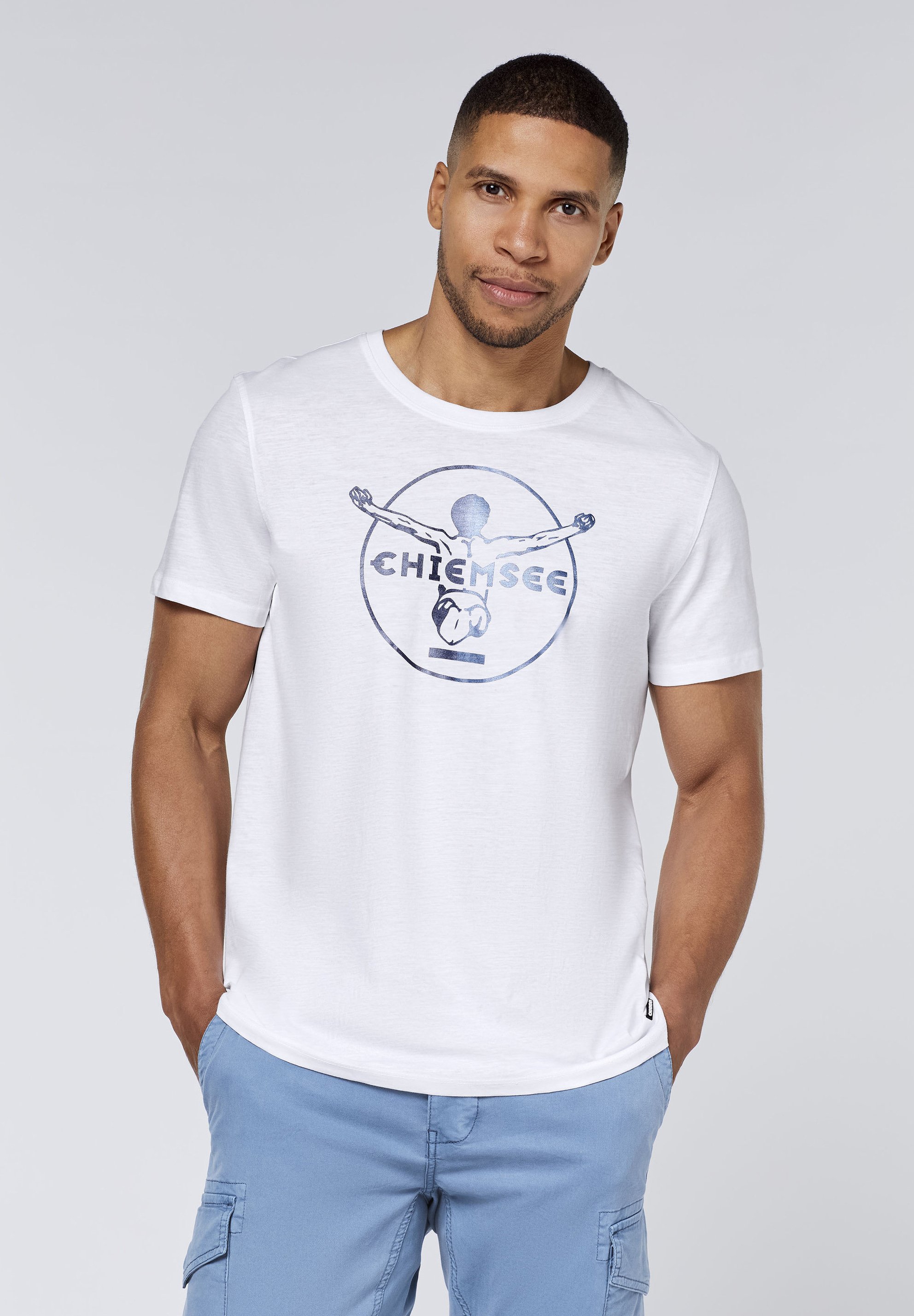 Chiemsee Doppelpack T-Shirt Men Camiseta, Neutro. Gris, S Para Hombre