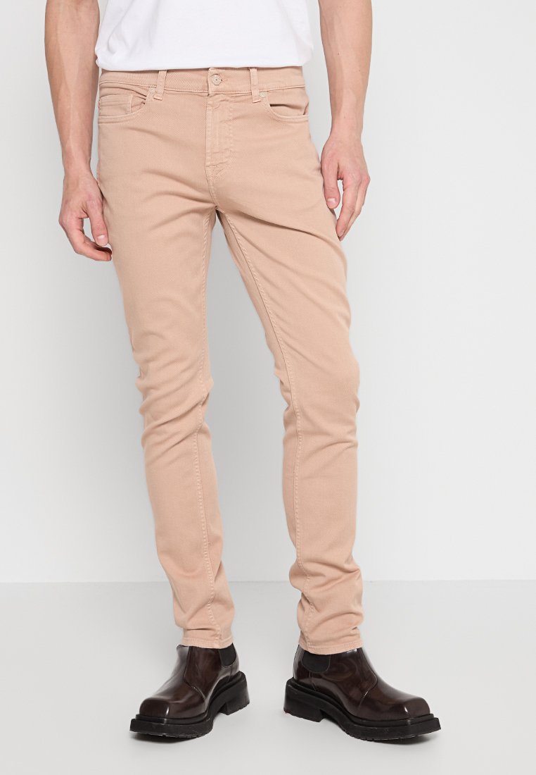 7 For All Mankind Slim fit jeans abrikoos