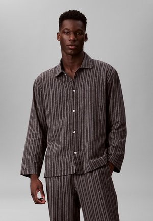 Nattøj trøjer - racetrack stripe smoked