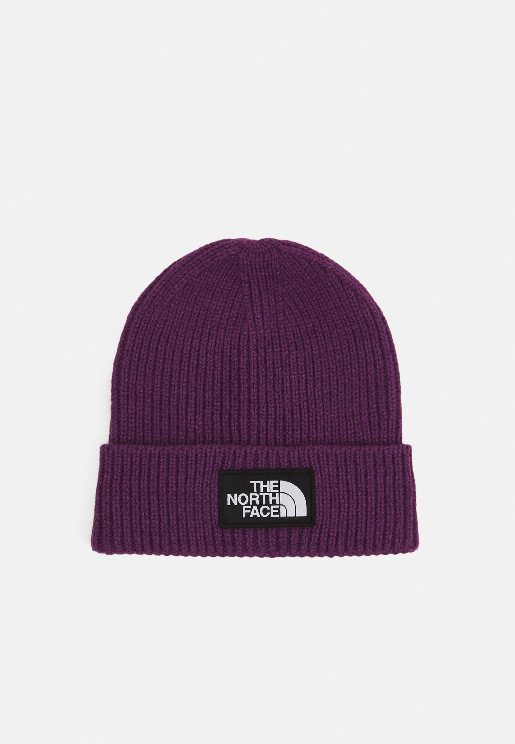 The North Face Logo Box Cuffed Beanie Unisex Mutze Pikes Purple Lila Zalando De