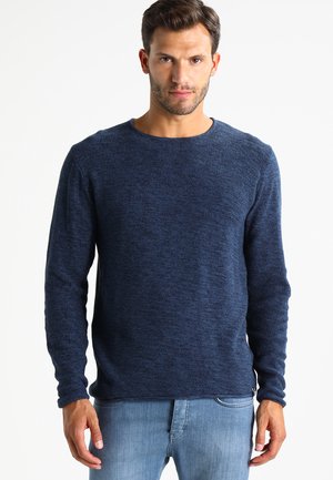 KRISTAN - Stickad tröja - navy