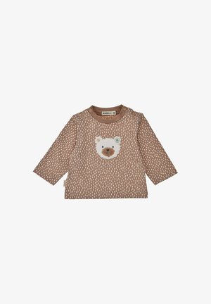 Alpenglück, ALPENGL�CK T-SHIRT LANGARM 'BÄRCHEN' - Long sleeved top - braun