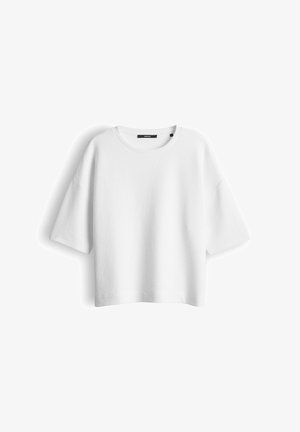 someday., OVERSIZED TEXTURE - T-shirt basic - milk