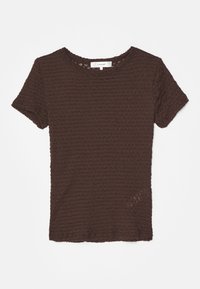 BABY TEE - Jednoduché tričko - chocolate brown