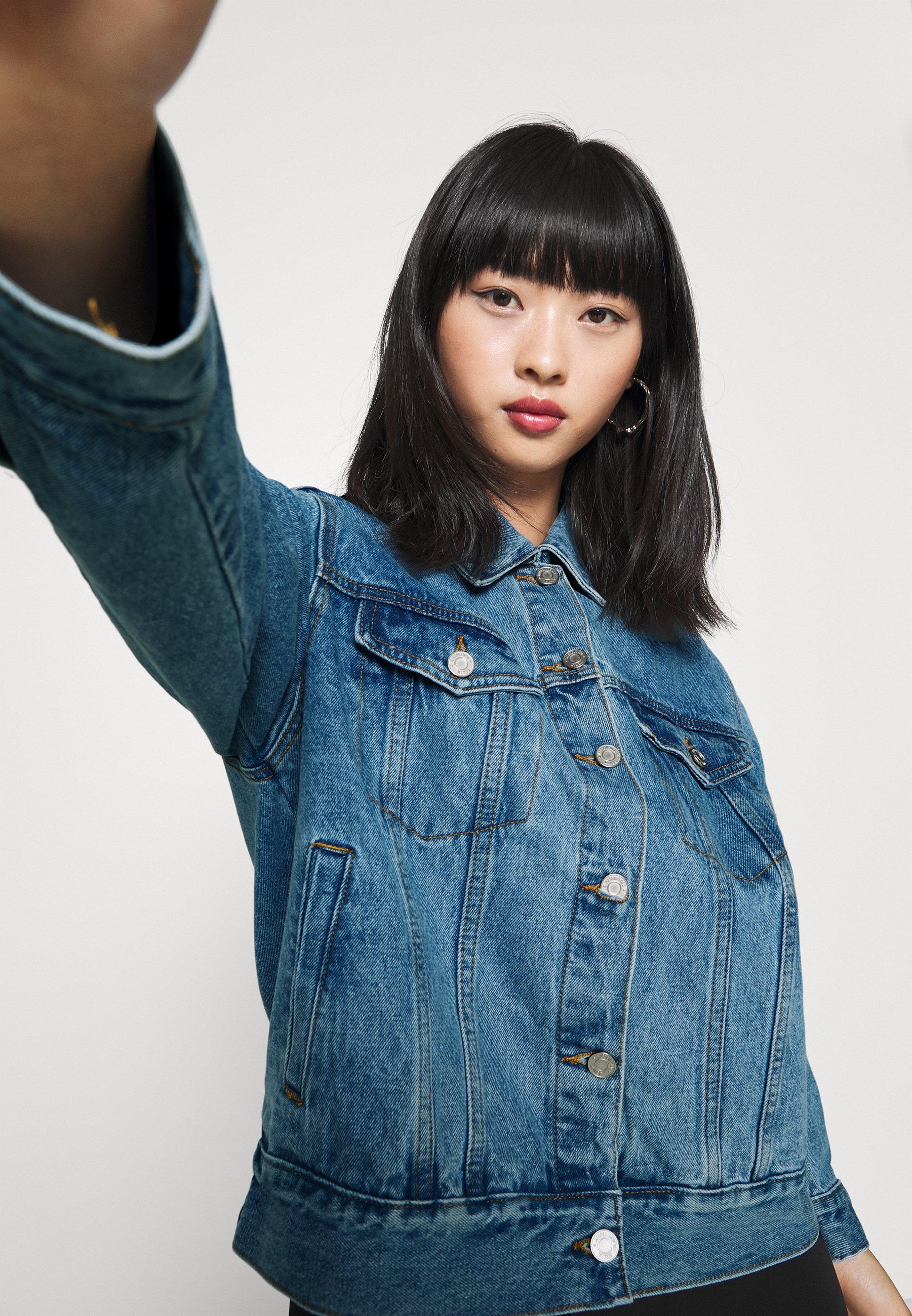 Missguided Petite Jeansjakke stonewash Zalando.no Missguided Petite Jeansjakke - stonewash