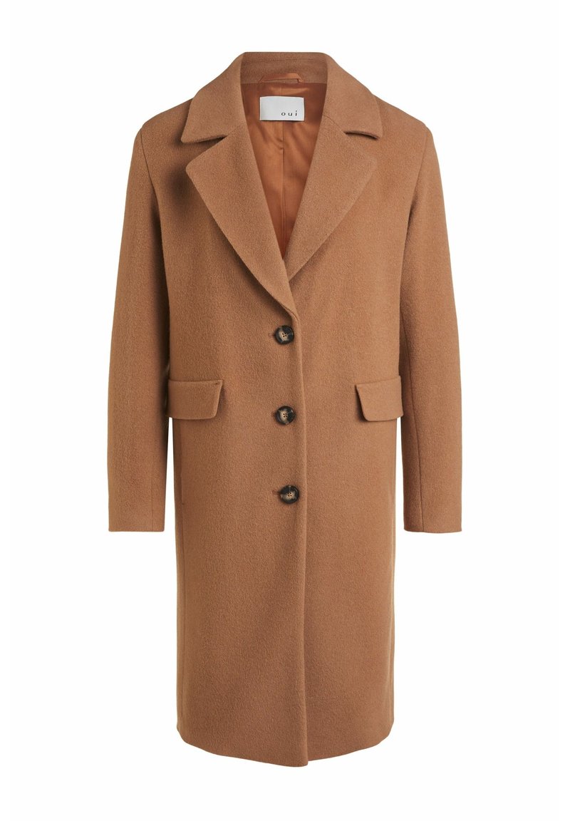 Manteau Classique Camel Avec Ceinture - Taille 12, Laine Et Angora, Acheté Chez Fenwicks, Occasion Très Bon état