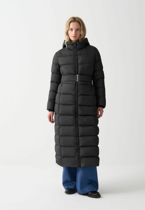 Down coat - black