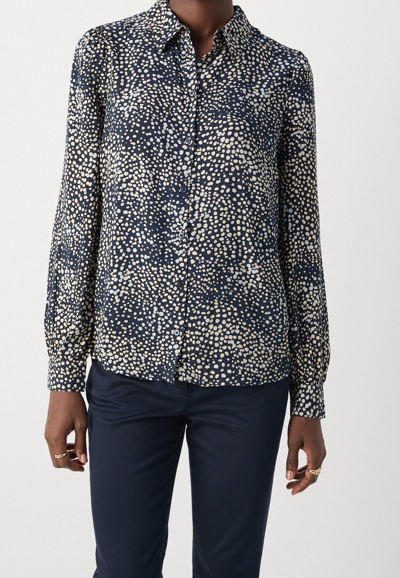 Chemisier Topshop Femme Taille S – Marine, Neuf Avec Étiquette – Manches Longues