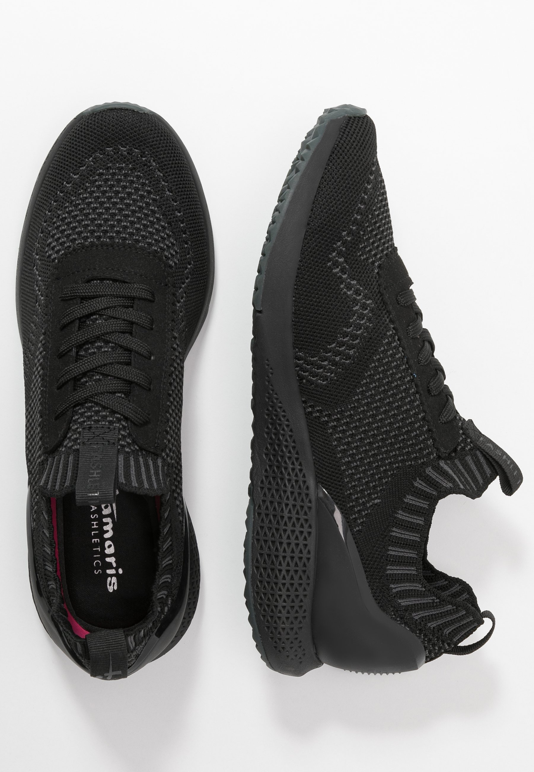 Tamaris Fashletics Joggesko blackdark grey Zalando.no Tamaris Fashletics Joggesko blackdark grey Zalando.no