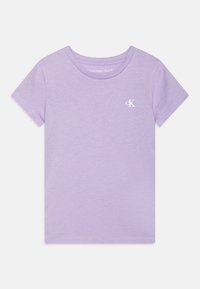Calvin Klein Jeans SLIM MONOGRAM 2 PACK - Základné tričko - pastel lilac/bright white