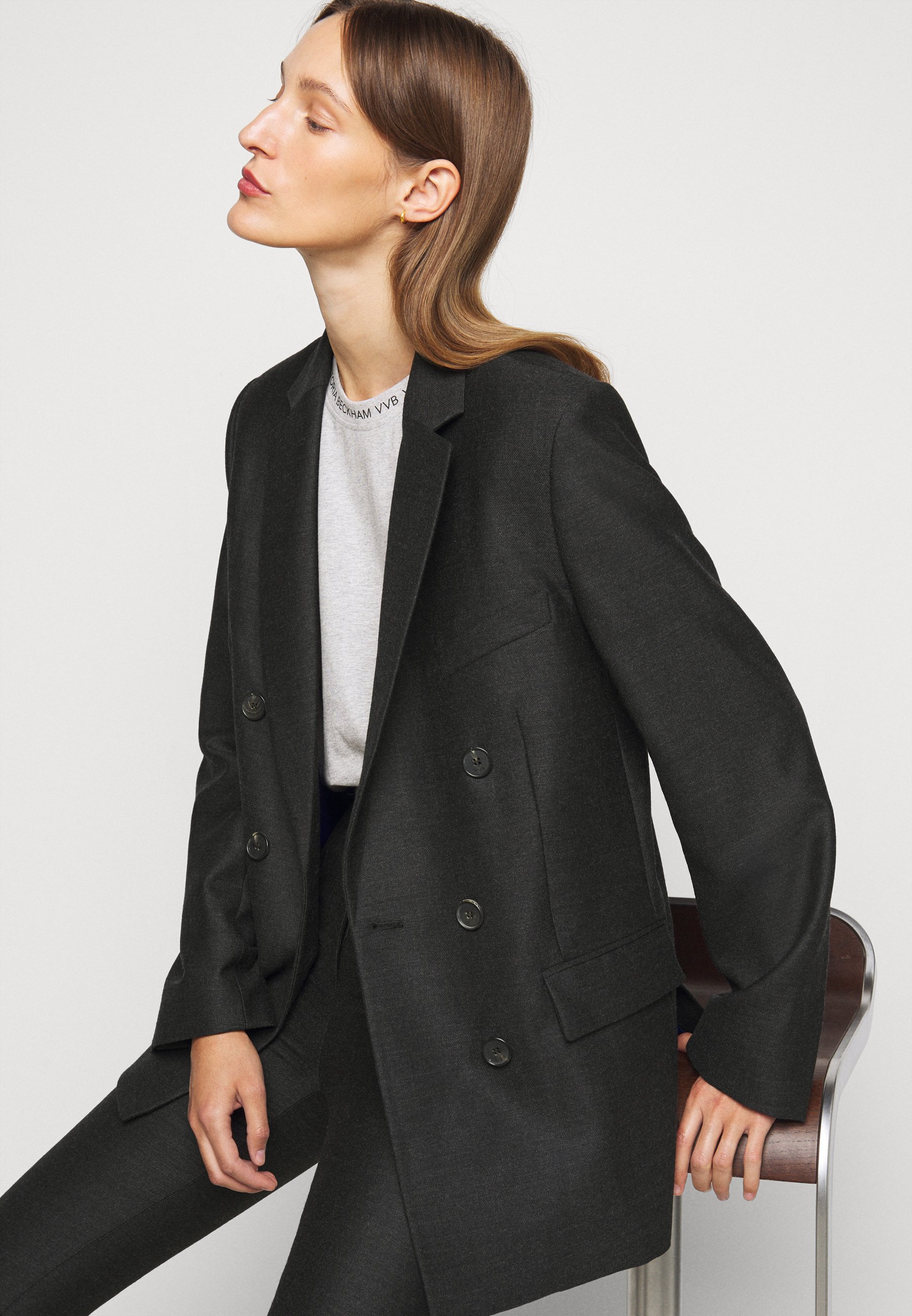 Victoria Victoria Beckham BUTTON DETAIL JACKET Blazer Victoria Victoria Beckham BUTTON DETAIL JACKET Blazer