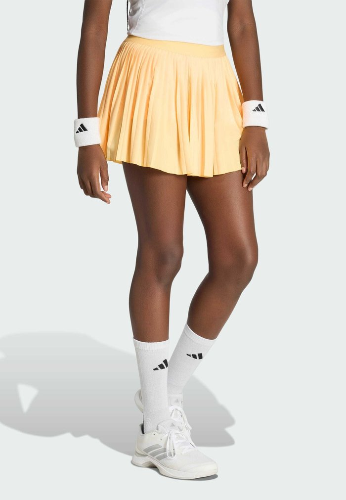 adidas CLUB PLEATSKIRT - Sports skirt - ice tangerine