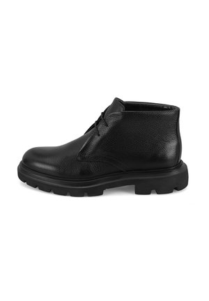 Schnürstiefelette - black