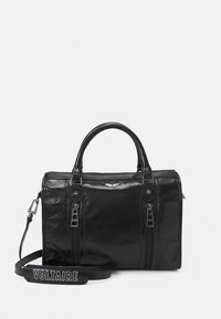Zadig & Voltaire SUNNY MEDIUM VINTAGE PATENT - Handtas - noir