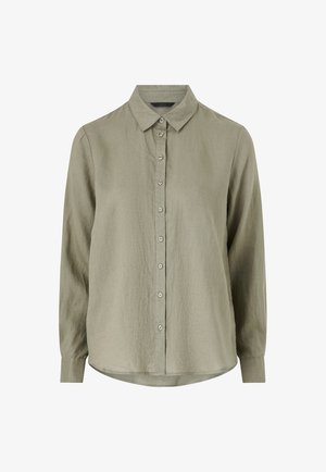 Ellos Collection MAGDA - Button-down blouse - khakigrün