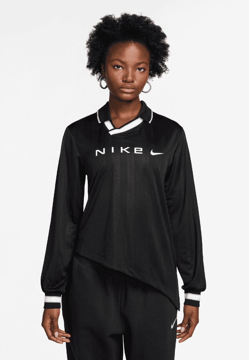 Nike Sportswear Poloskjorter - black/white