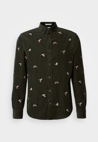 EMBROIDERED SHIRT - Ing - green lagoon